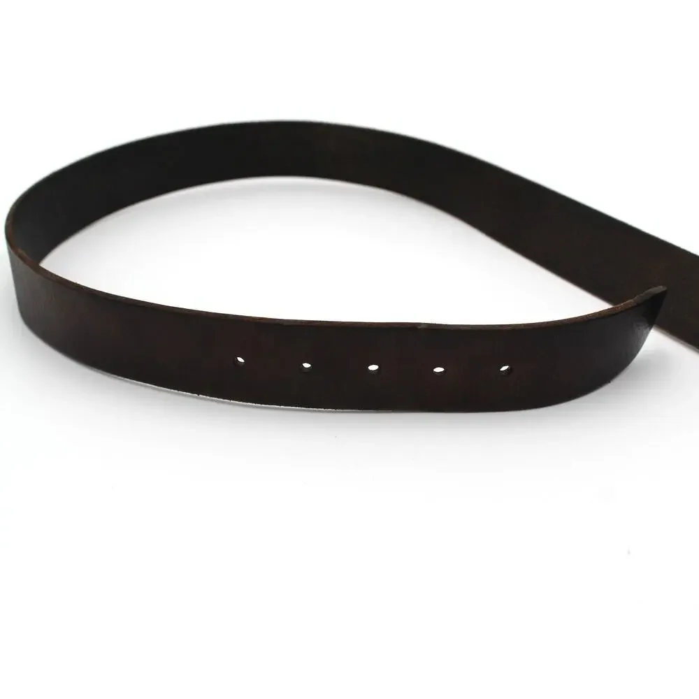 Polo Ralph Lauren Belt Mens 38 95 cm Brown Leather Distressed Casual Workwear